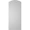 Ekena Millwork Arch Top Surface Mount PVC Gable Vent: Functional, w/ 2"W x 1-1/2"P Brickmould Frame, 18"W x 42"H GVPAR18X4202SF - alternate 3
